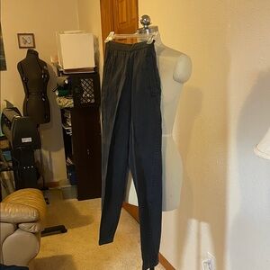 Classic Black Straight Leg Women's Pants